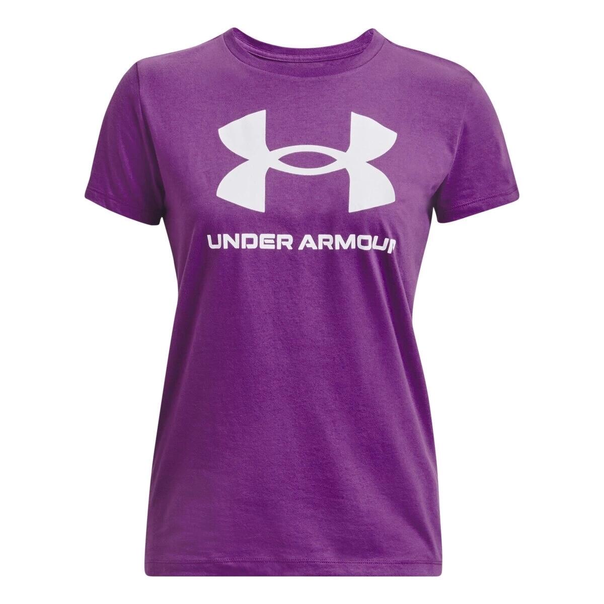Koszulka damska Under Armour SPORTSTYLE LOGO SS 5/6