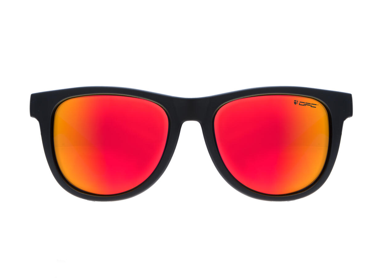 Okulary przeciwsłoneczne unisex OPC LIFESTYLE IBIZA Matt Black Red Revo + etui 2/5