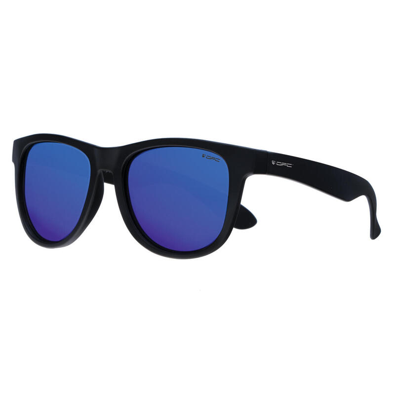 Okulary przeciwsłoneczne unisex OPC LIFESTYLE IBIZA Matt Black Blue Revo  + etui