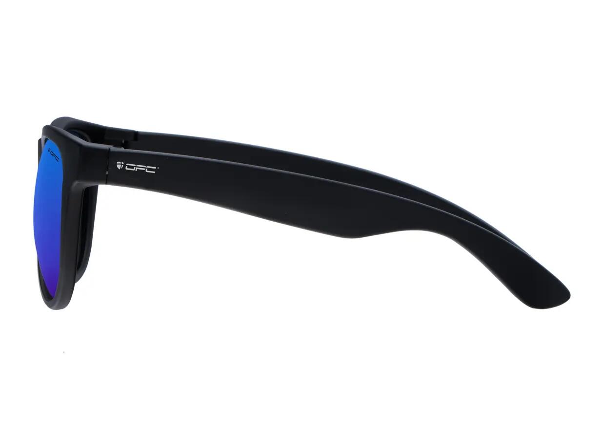 Okulary przeciwsłoneczne unisex OPC LIFESTYLE IBIZA Matt Black Blue Revo  + etui 3/5