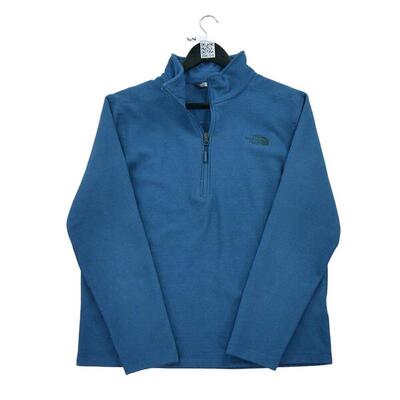 Tweedehands - heren tnf blauwe fleece pullover - als nieuw