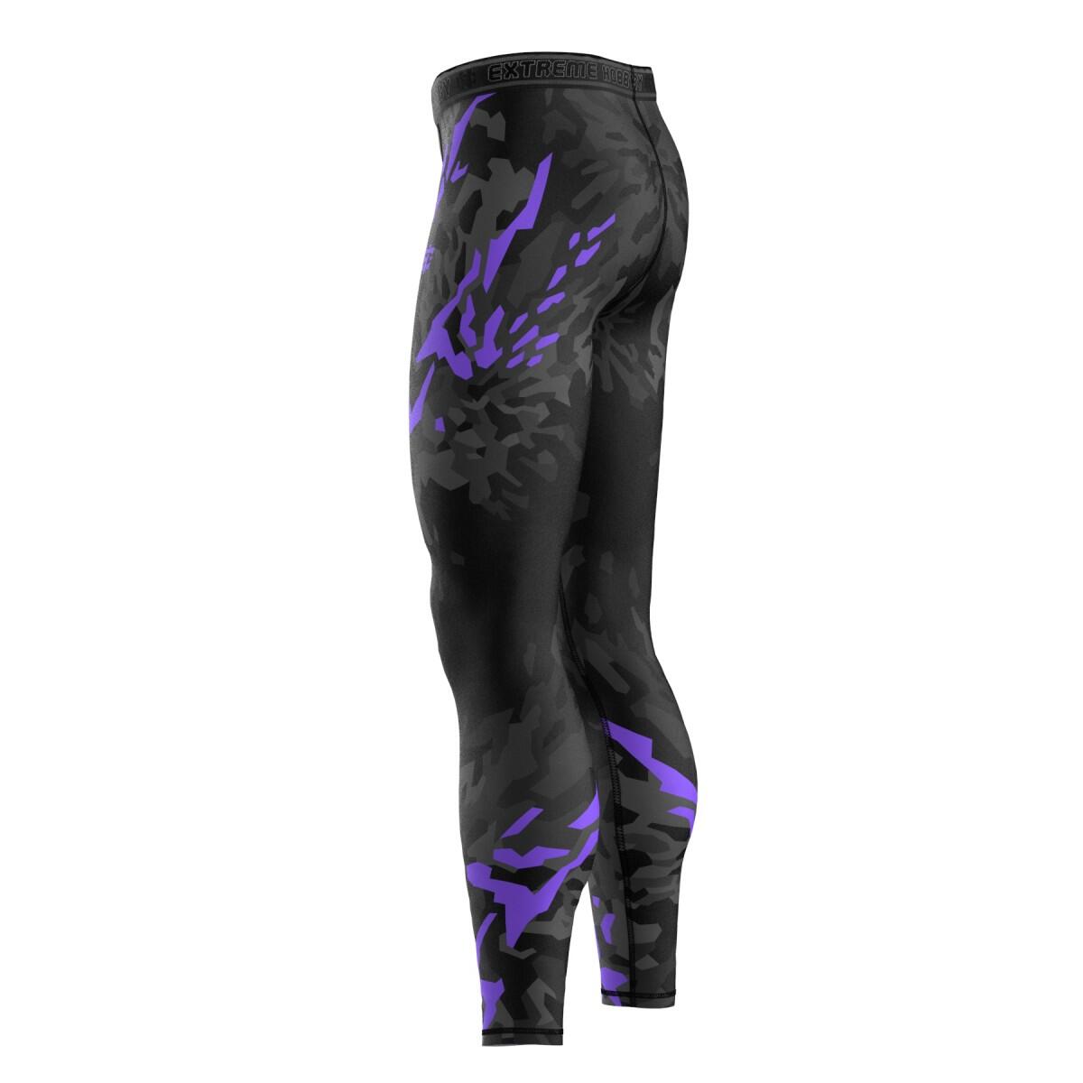 Leggings sportivi da uomo EXTREME HOBBY BLACK PANTHER 4/7
