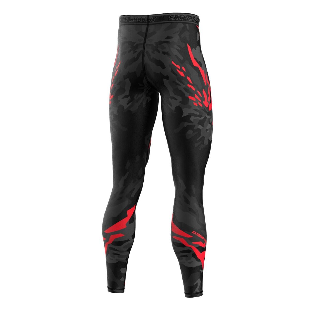 Leggings sportivi da uomo EXTREME HOBBY BLACK PANTHER 2/7