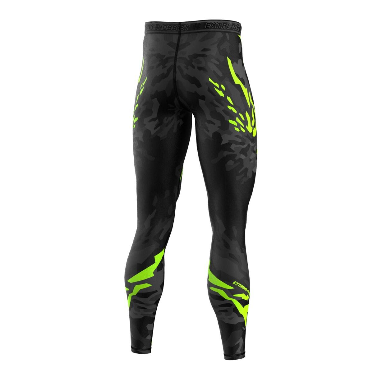 Leggings de sport pour hommes EXTREME HOBBY BLACK PANTHER 2/7