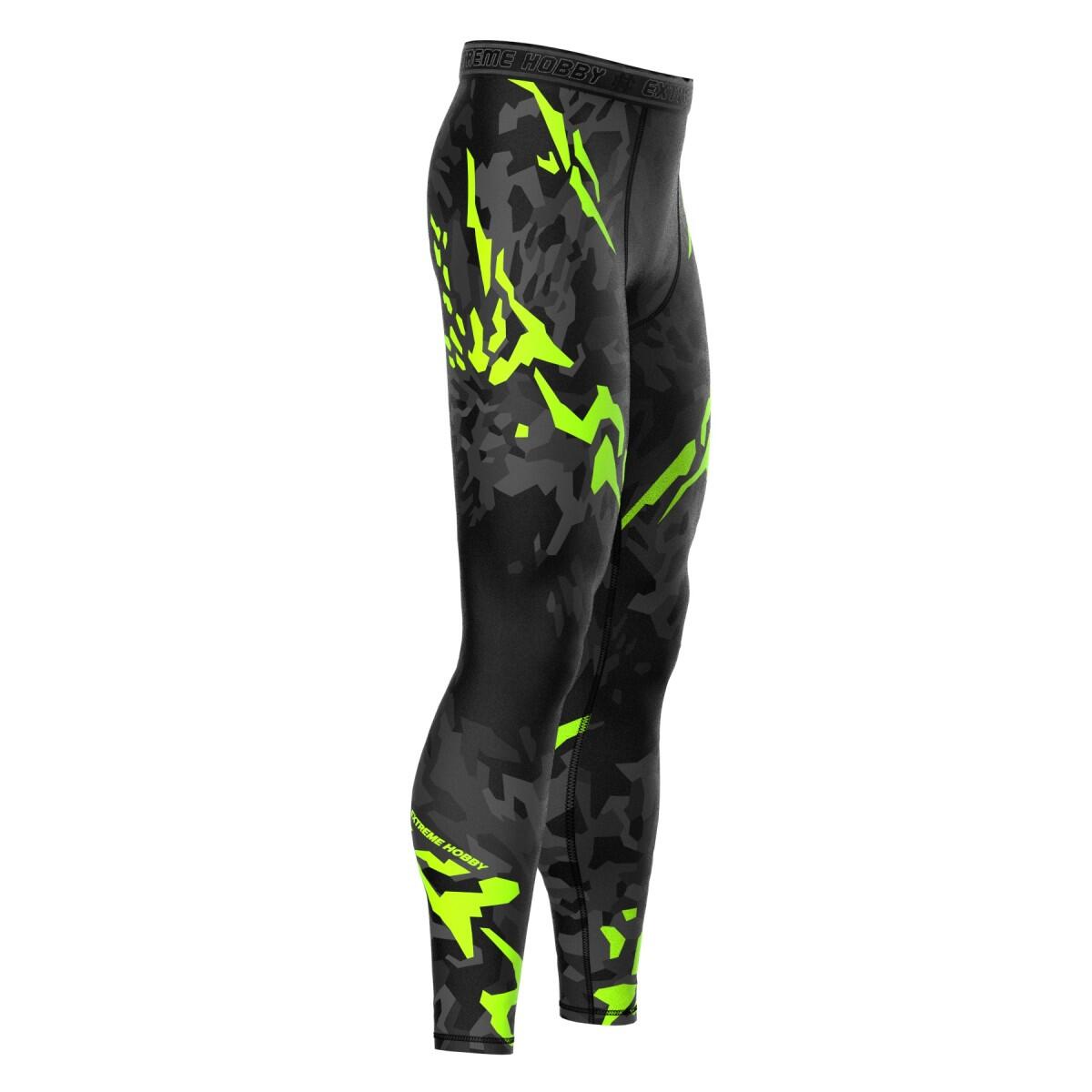 Leggings de sport pour hommes EXTREME HOBBY BLACK PANTHER 3/7