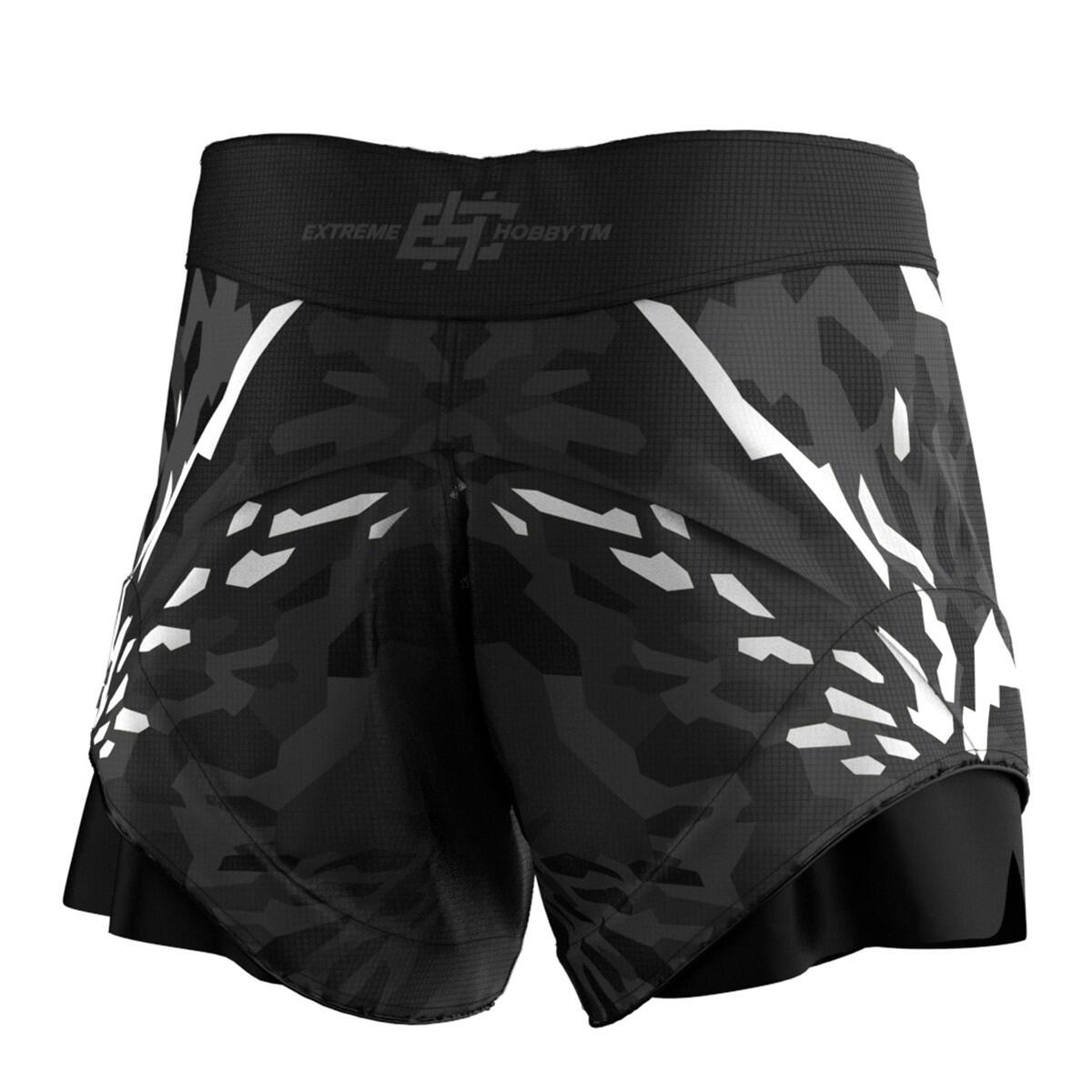 Combat short de MMA, BJJ, Muay Thai pour homme EXTREME HOBBY BLACK PANTHER 2/6