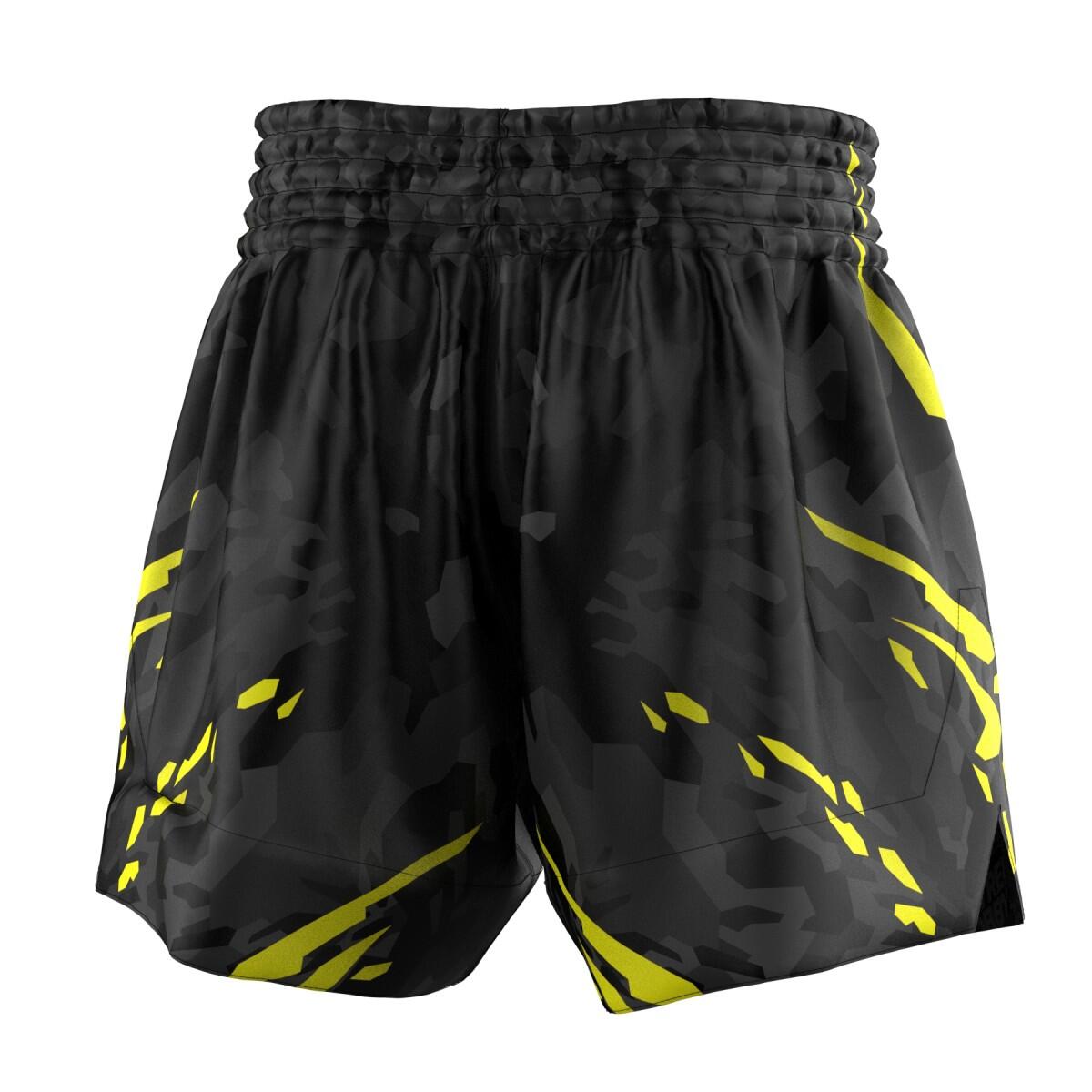 Shorts de Muay Thai pour hommes EXTREME HOBBY BLACK PANTHER 2/7
