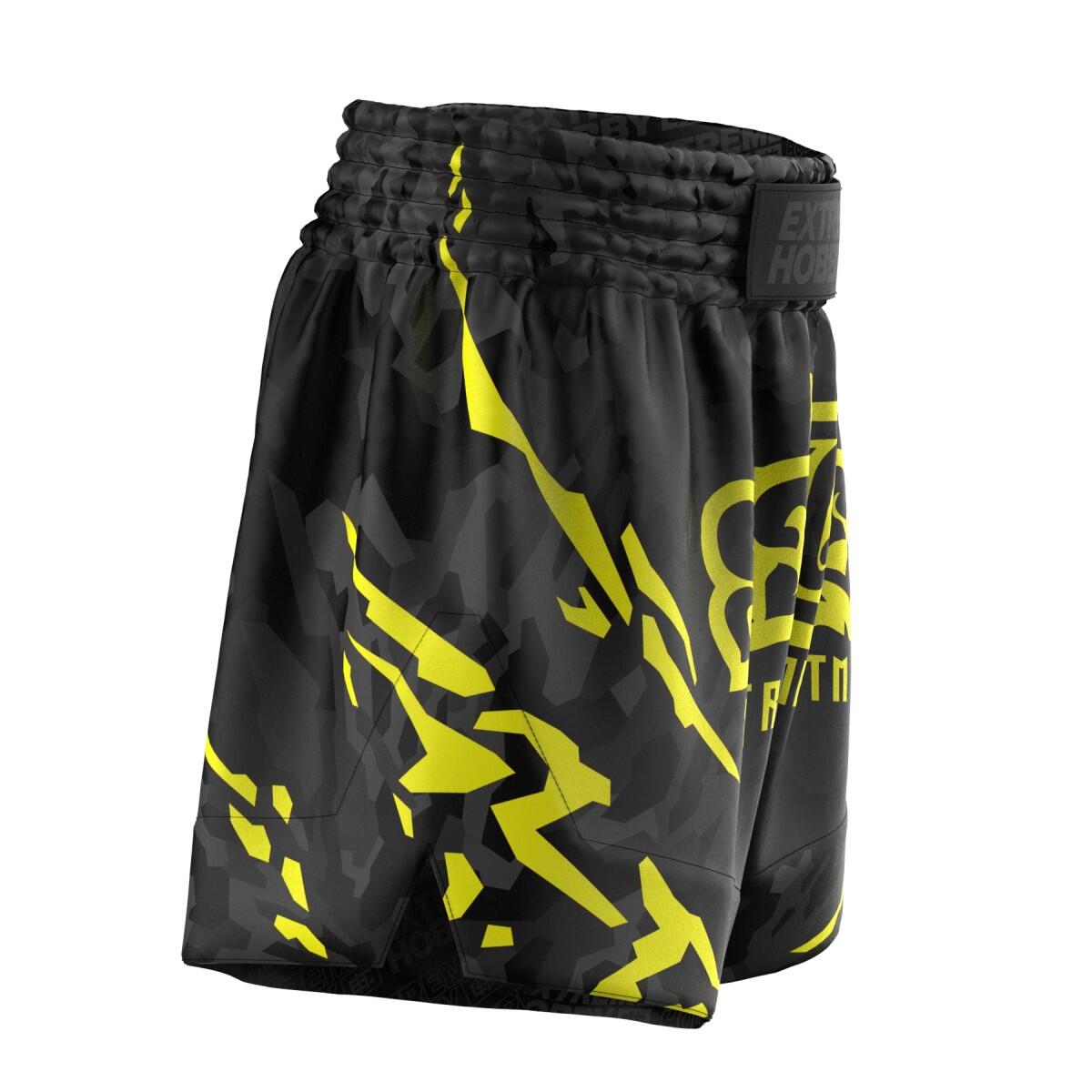 Shorts de Muay Thai pour hommes EXTREME HOBBY BLACK PANTHER 3/7