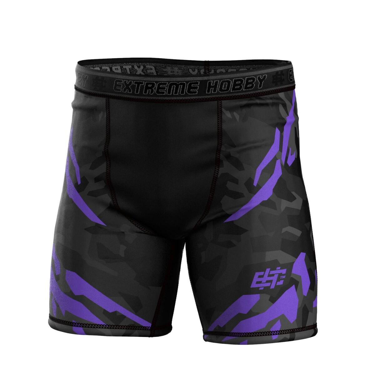 Extreme Hobby - Shorts Vale Tudo Mma Pour Hommes Extreme Hobby Black Panther - Short - Noir|violet - 52 2xl - Decathlon