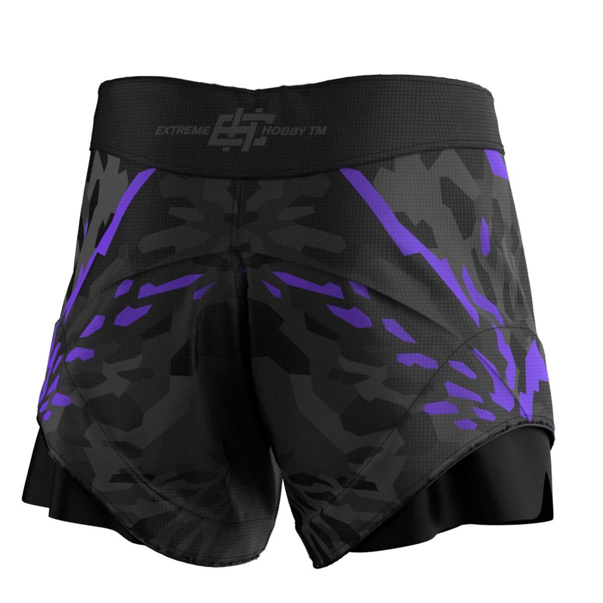 Combat short de MMA, BJJ, Muay Thai pour homme EXTREME HOBBY BLACK PANTHER 2/6