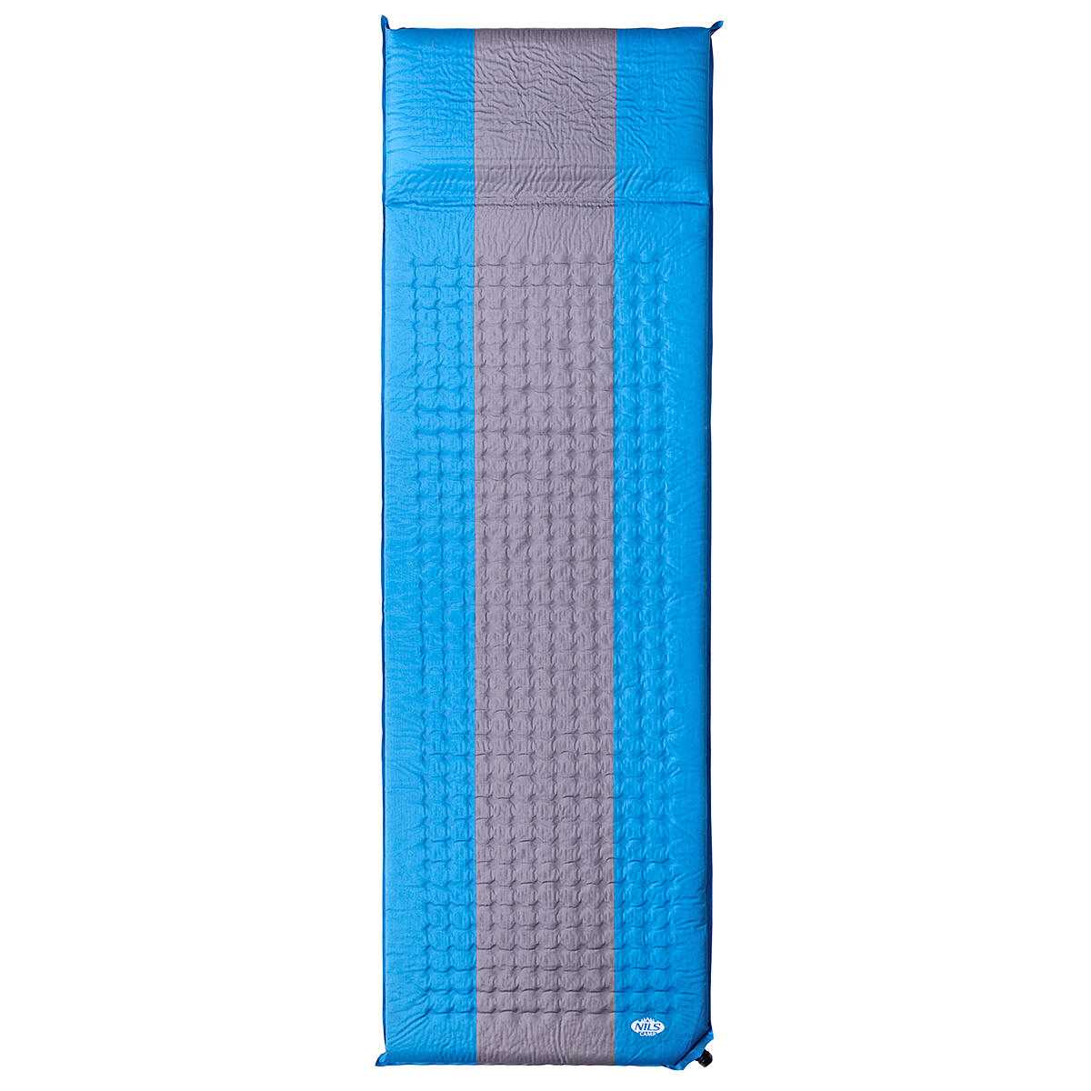 Nils Camp - Sac De Couchage Ouverture Droite Autogonflant Nils Camp Nc4340 - Matelas Autogonflant - Bleu|gris - Taille Unique - Decathlon