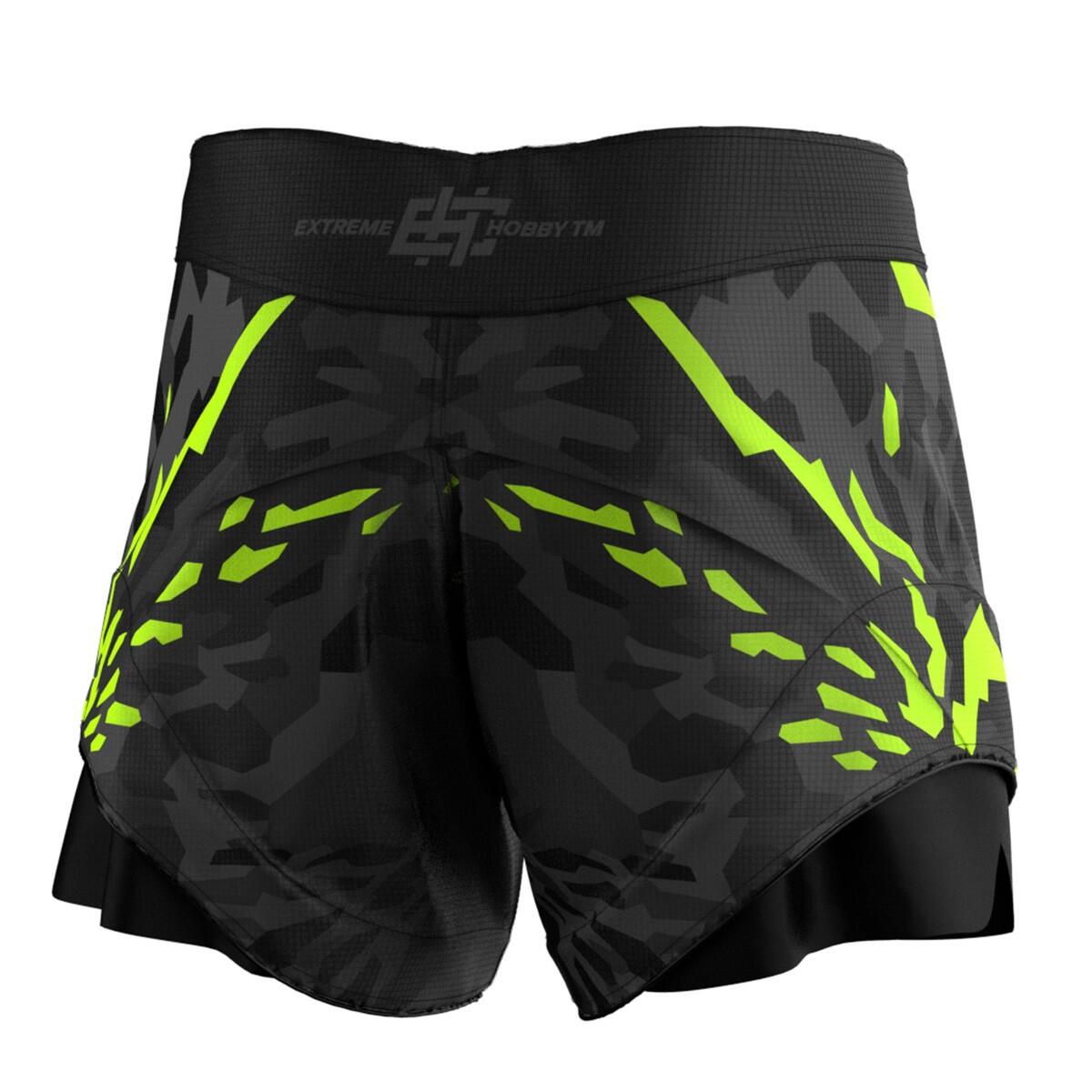 Combat short de MMA, BJJ, Muay Thai pour homme EXTREME HOBBY BLACK PANTHER 2/6