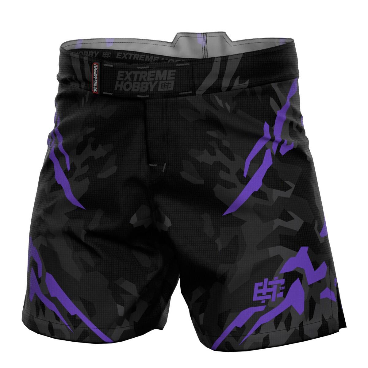 Extreme Hobby - Shorts De Sport Pour Hommes – Entraînement Et Salle Extreme Hobby Black Panther - Short - Noir|violet - 52 2xl - Decathlon