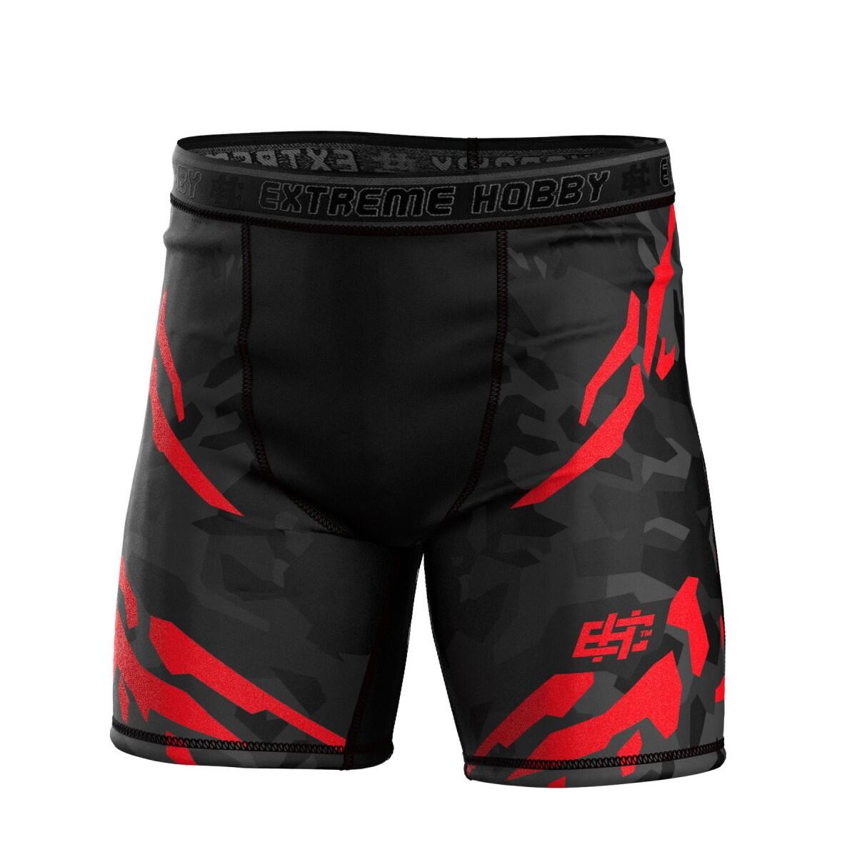 Extreme Hobby - Shorts Vale Tudo Mma Pour Hommes Extreme Hobby Black Panther - Short - Noir|rouge - S - Decathlon