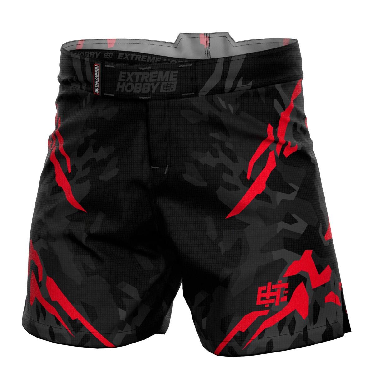 Extreme Hobby - Shorts De Sport Pour Hommes – Entraînement Et Salle Extreme Hobby Black Panther - Short - Noir|rouge - 40 M - Decathlon