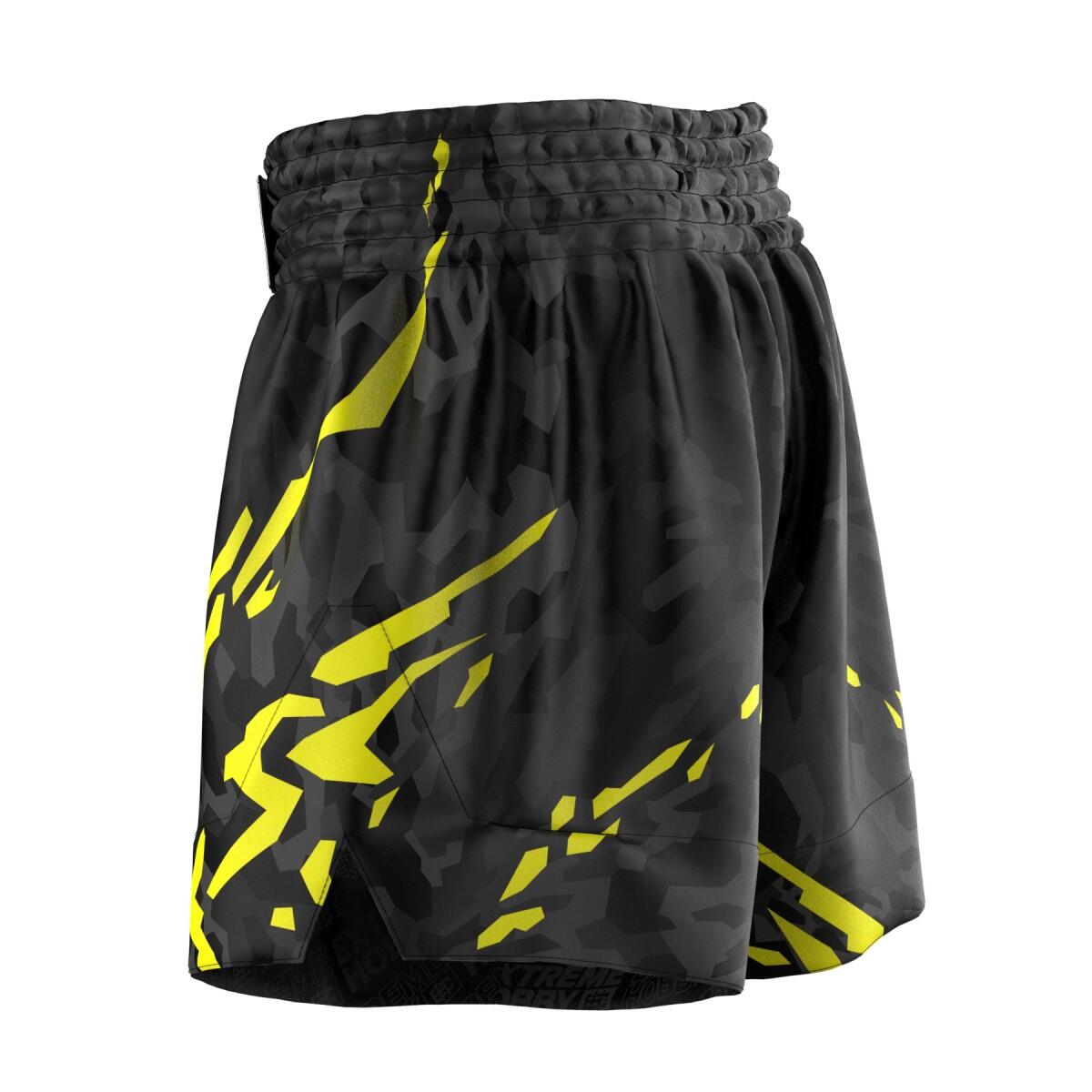 Shorts de Muay Thai pour hommes EXTREME HOBBY BLACK PANTHER 4/7