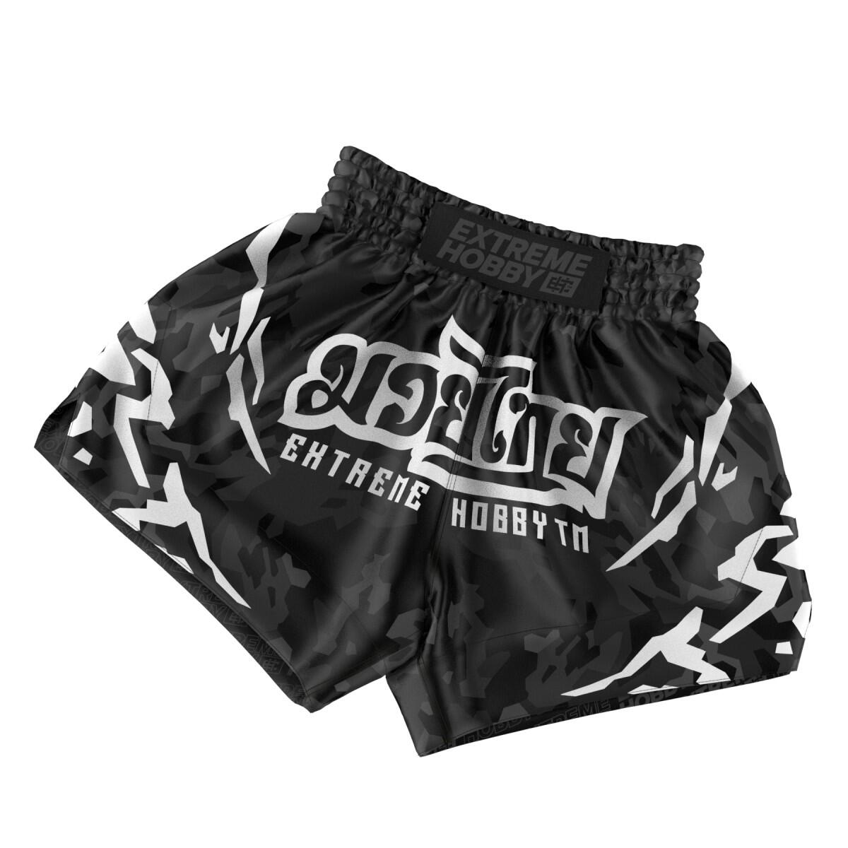 Calções de Muay Thai para homem EXTREME HOBBY BLACK PANTHER 5/7