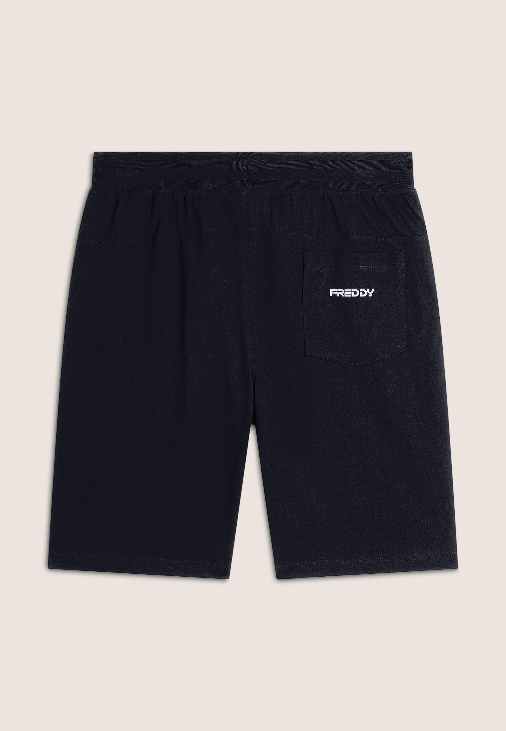 Pantalone Corto Regular Fit da Uomo in Felpa Interlock 2/3