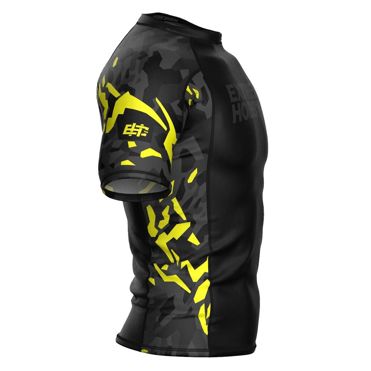 Rashguard homme à manches courtes pour le MMA BLACK PANTHER 3/6