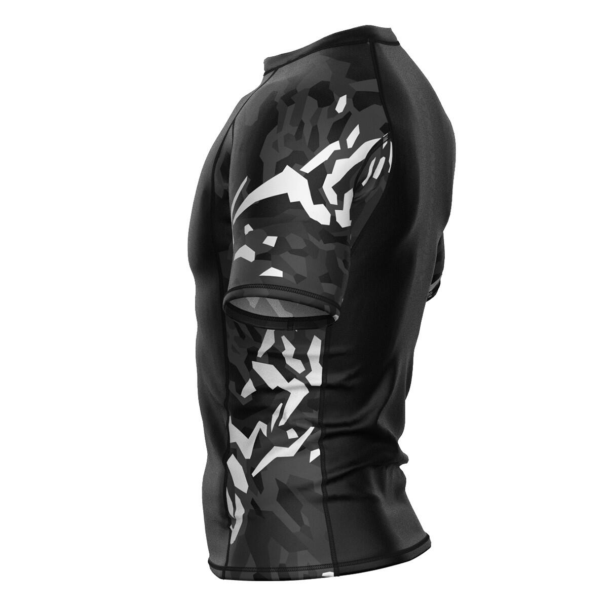 Rashguard homme à manches courtes pour le MMA BLACK PANTHER 4/6