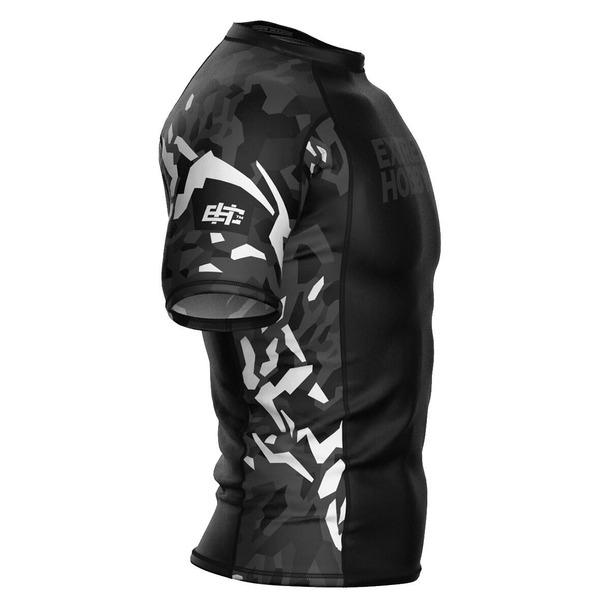 Rashguard homme à manches courtes pour le MMA BLACK PANTHER 3/6