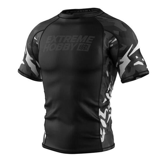 Rashguard homme à manches courtes pour le MMA BLACK PANTHER