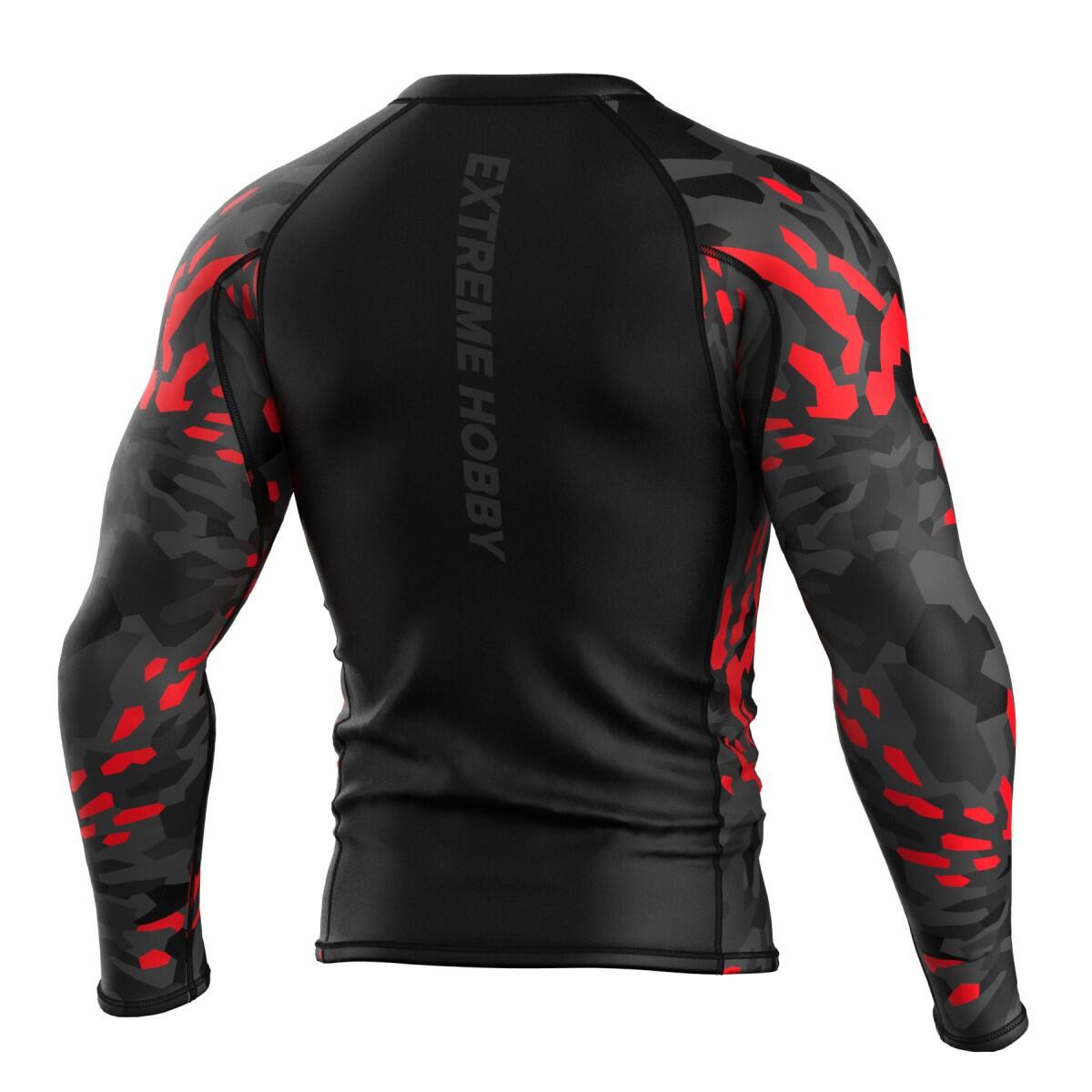 Rashguard à manches longues pour hommes MMA EXTREME HOBBY BLACK PANTHER 2/6