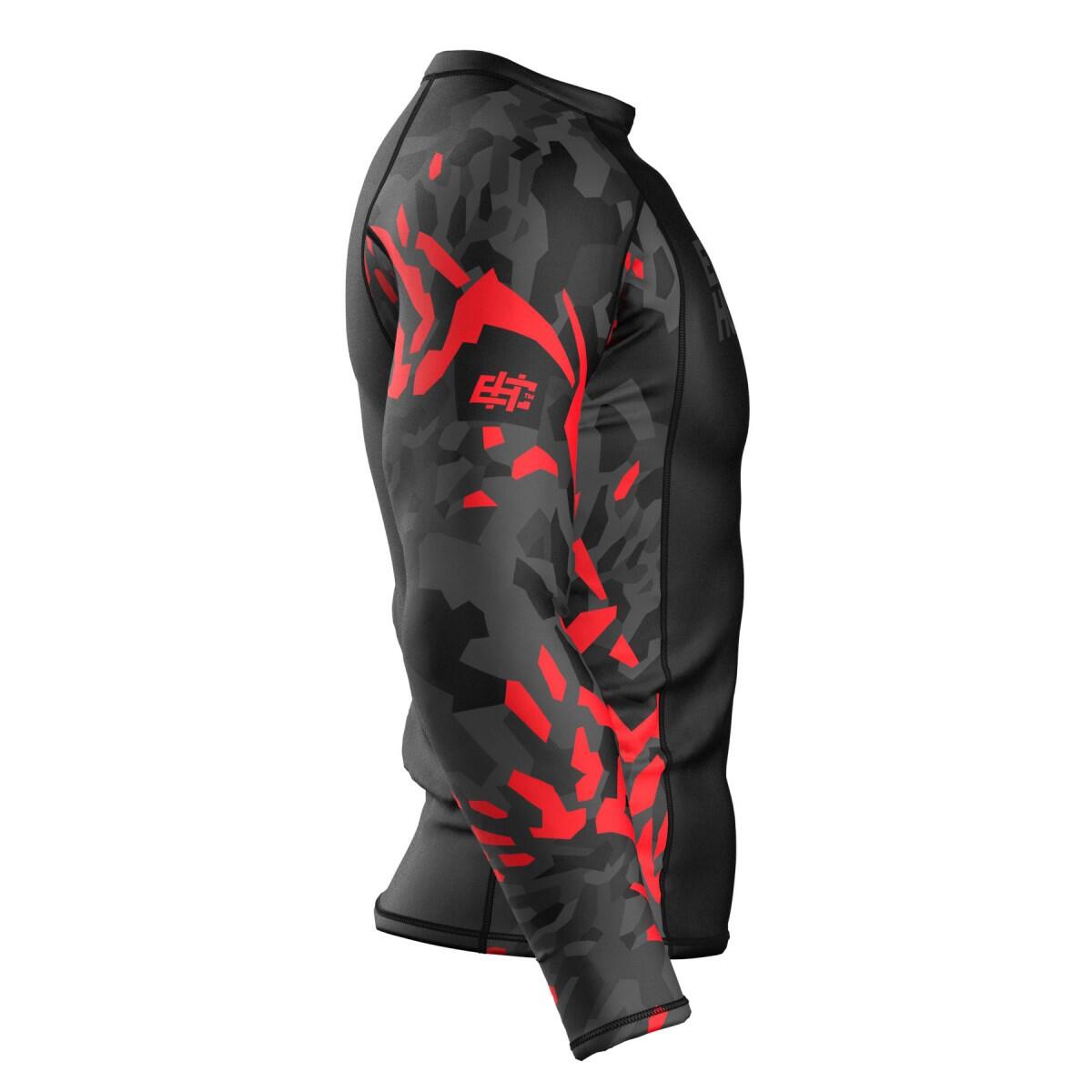 Rashguard à manches longues pour hommes MMA EXTREME HOBBY BLACK PANTHER 3/6
