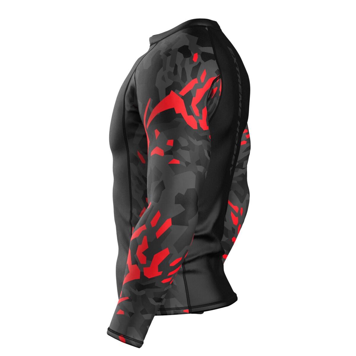 Rashguard à manches longues pour hommes MMA EXTREME HOBBY BLACK PANTHER 4/6
