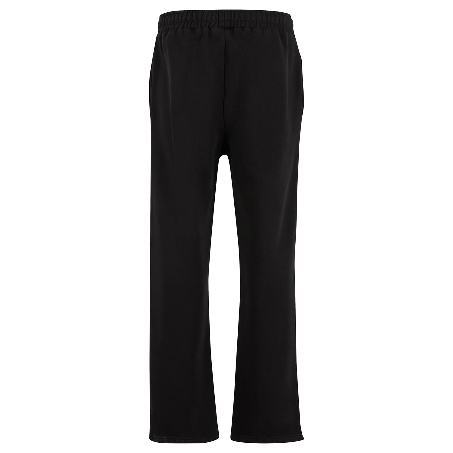 Mens Vintage Heavy Jogging Bottoms (Black) 2/2