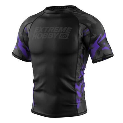 Rashguard homme à manches courtes pour le MMA BLACK PANTHER