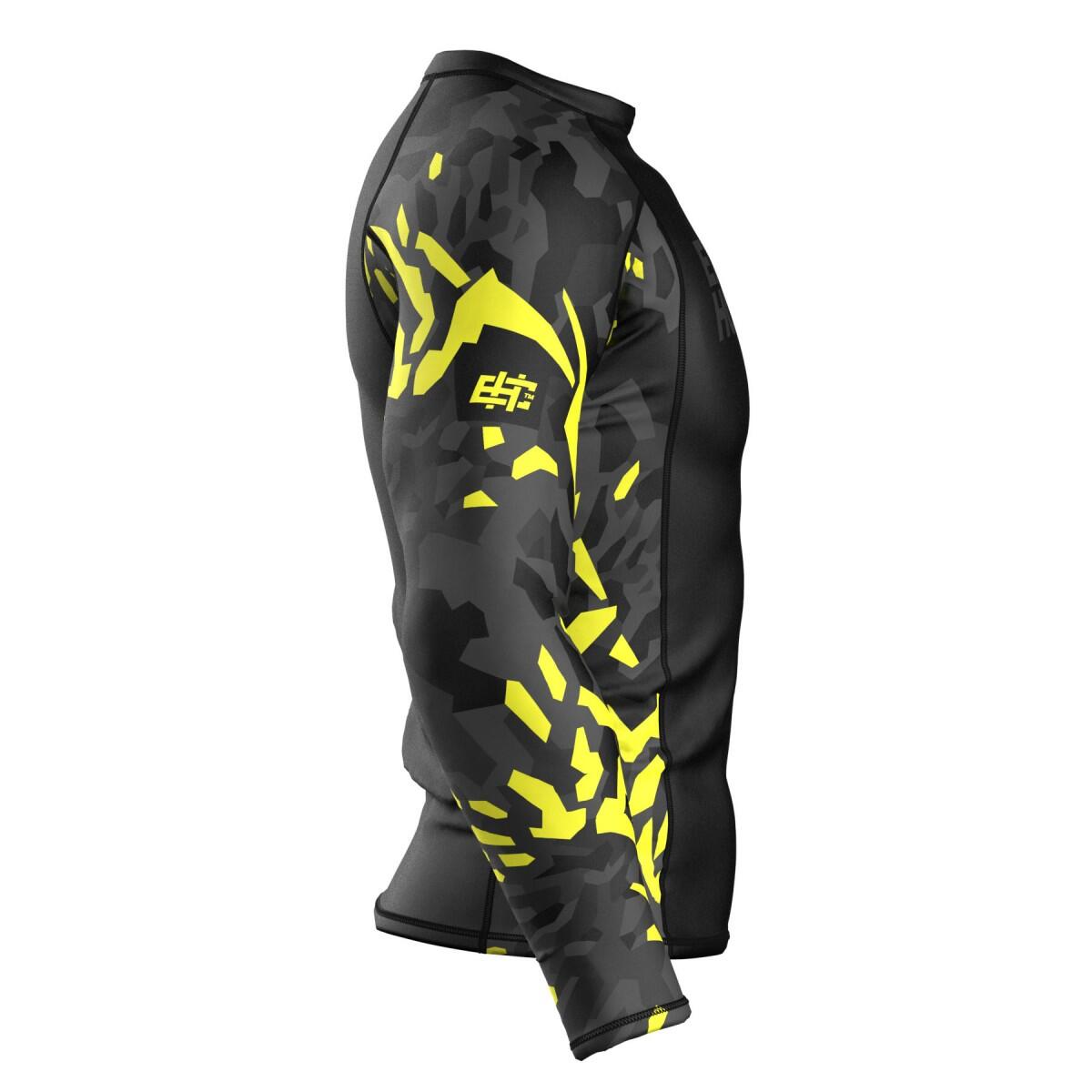Rashguard a maniche lunghe da uomo MMA EXTREME HOBBY BLACK PANTHER 3/6