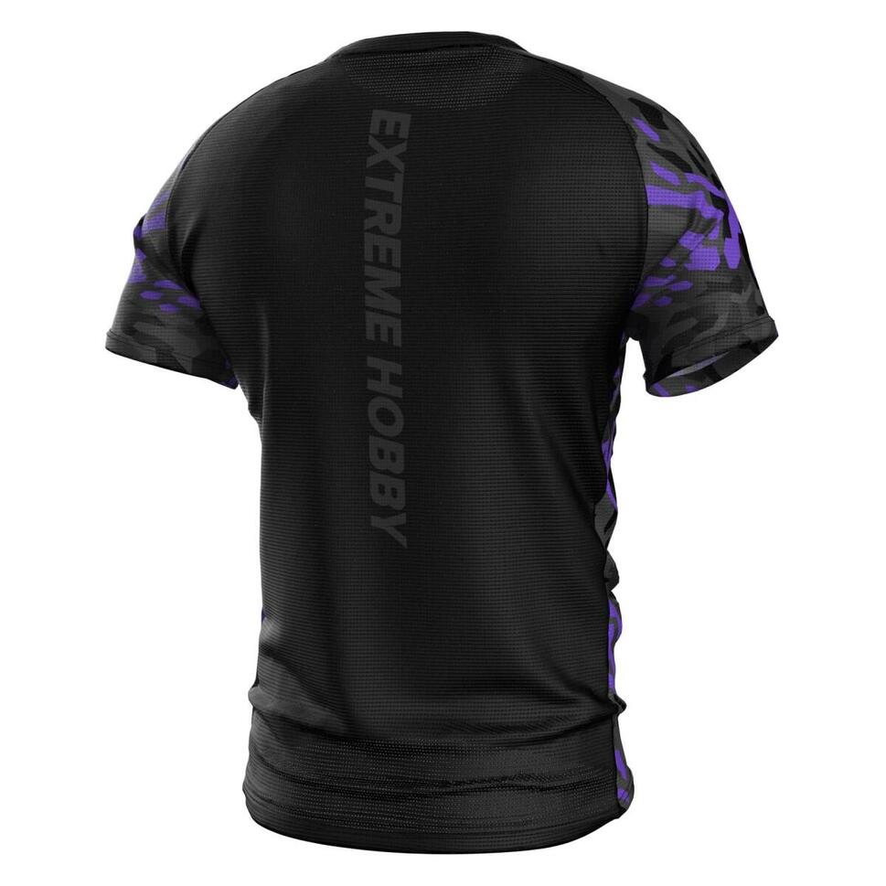 Koszulka Techniczna Sportowa Męska EXTREME HOBBY BLACK PANTHER