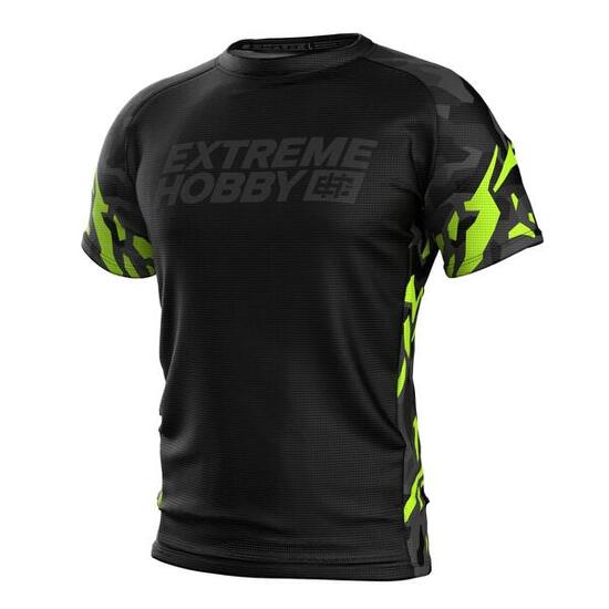 Koszulka Techniczna Sportowa Męska EXTREME HOBBY BLACK PANTHER