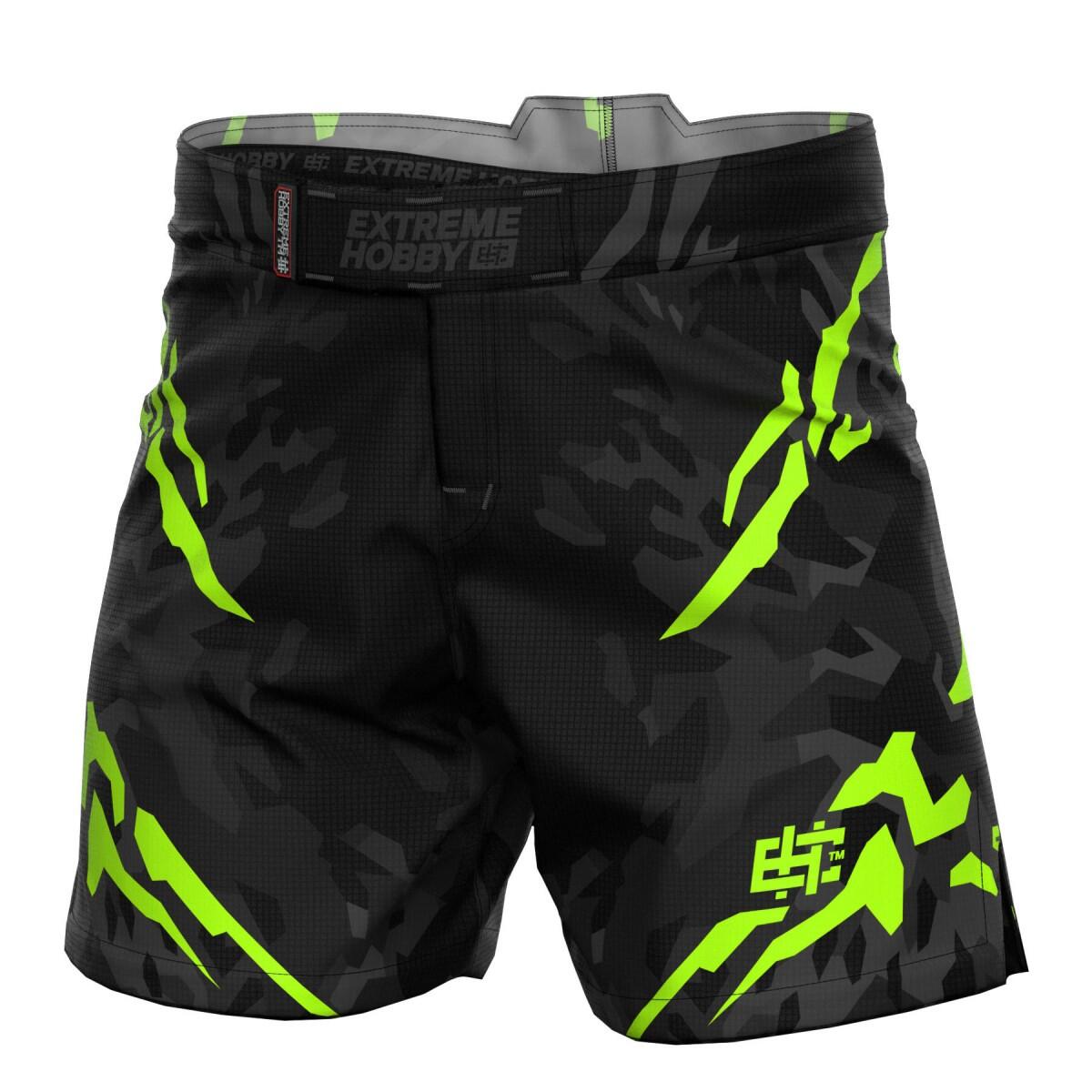 Extreme Hobby - Shorts De Sport Pour Hommes – Entraînement Et Salle Extreme Hobby Black Panther - Short - Noir|vert - S - Decathlon