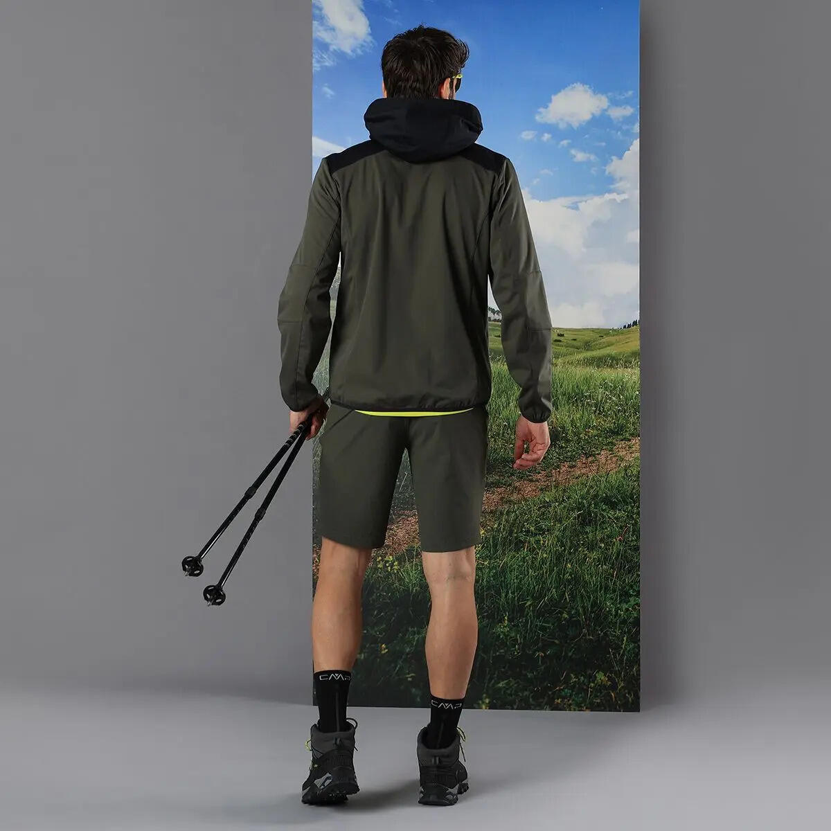 Zipped hooded hiking jacket CMP 4/5