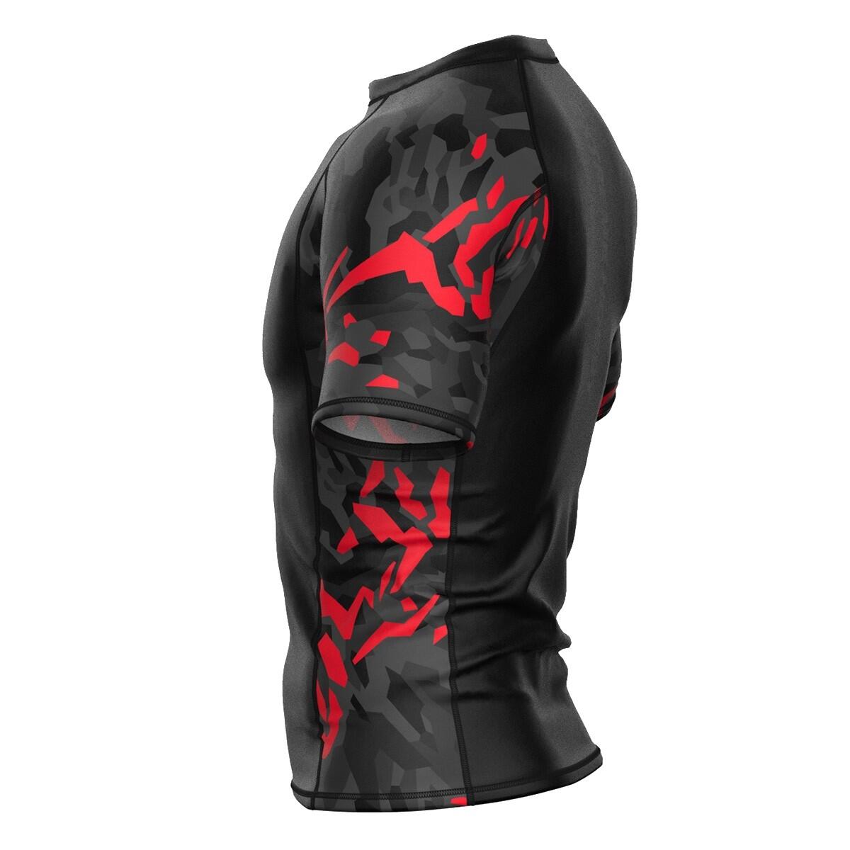 Rashguard homme à manches courtes pour le MMA BLACK PANTHER 4/6