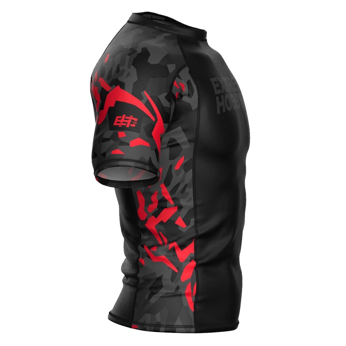 Rashguard homme à manches courtes pour le MMA BLACK PANTHER 3/6