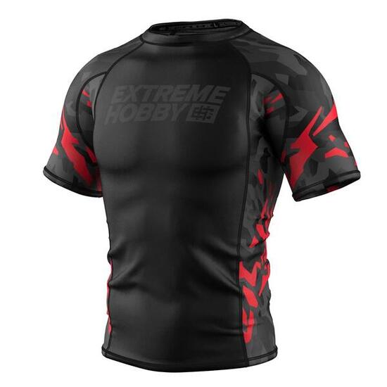 Rashguard homme à manches courtes pour le MMA BLACK PANTHER