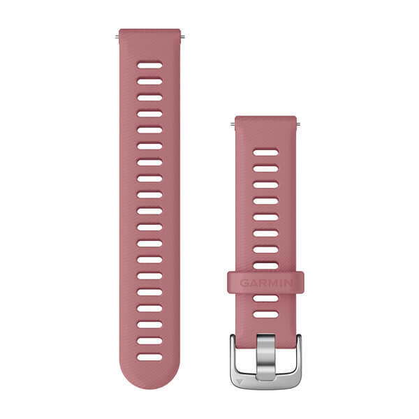 Quick release watch band with silver clasp Garmin 18 mm