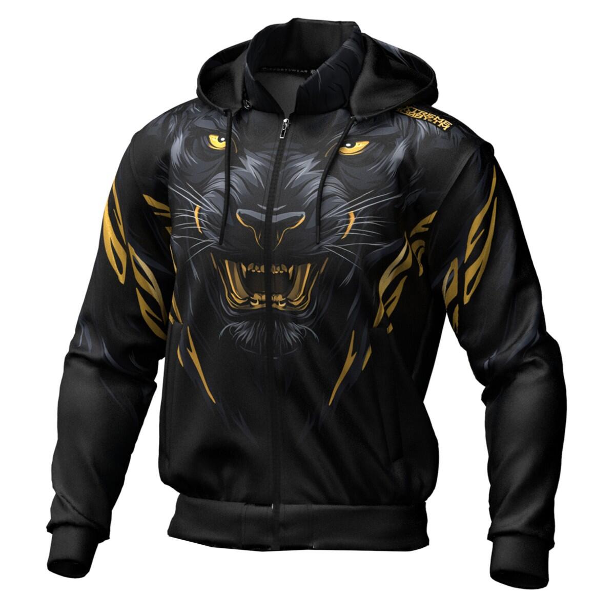 Extreme Hobby - Sweat De Sport À Capuche Zippé Pour Homme Extreme Hobby Black Panther - Sweat Zippé - Noir - 42 M/l - Decathlon