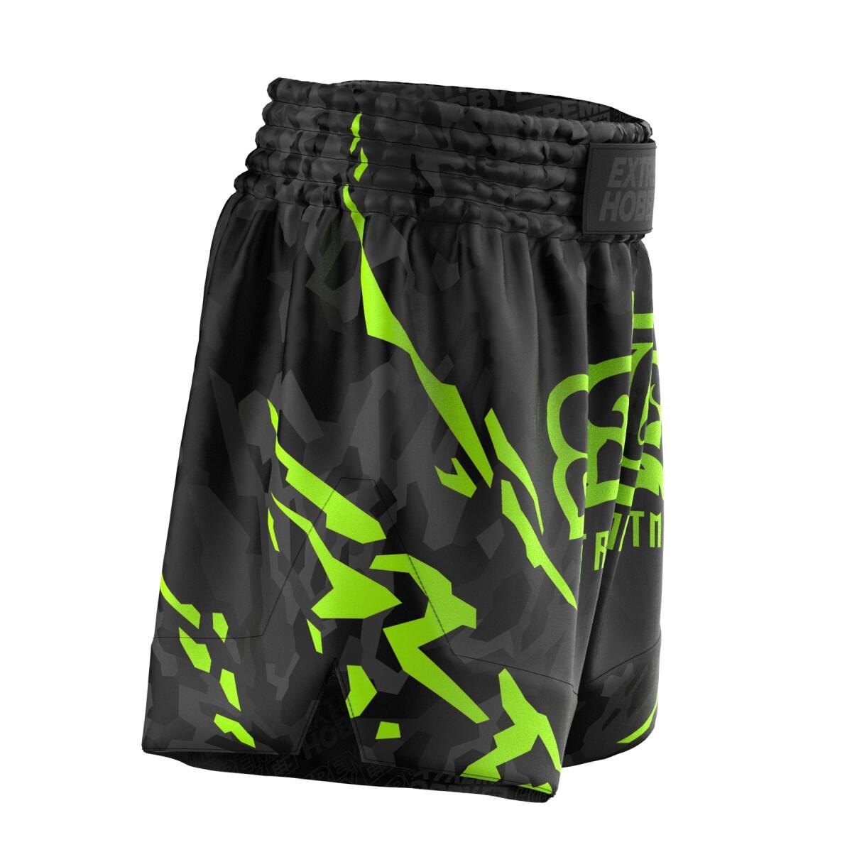 Shorts de Muay Thai pour hommes EXTREME HOBBY BLACK PANTHER 3/7