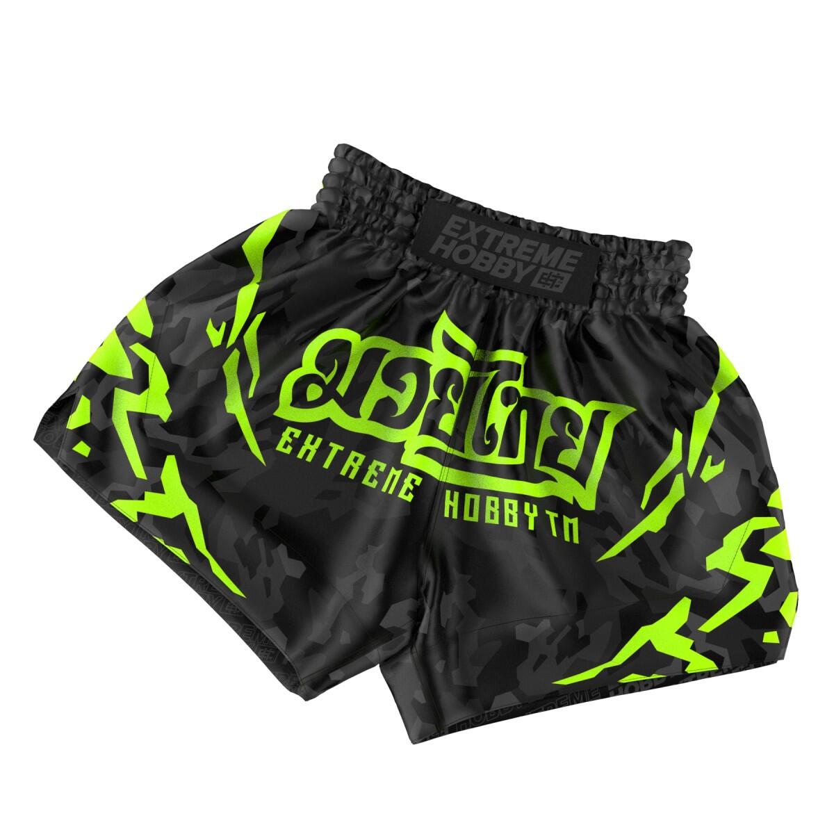 Shorts de Muay Thai pour hommes EXTREME HOBBY BLACK PANTHER 5/7
