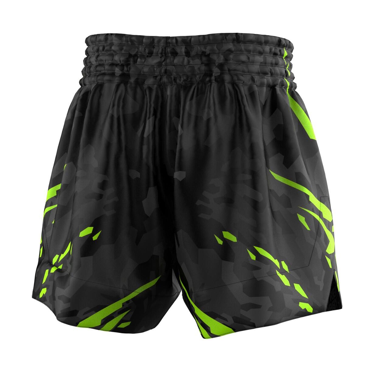 Shorts de Muay Thai pour hommes EXTREME HOBBY BLACK PANTHER 2/7