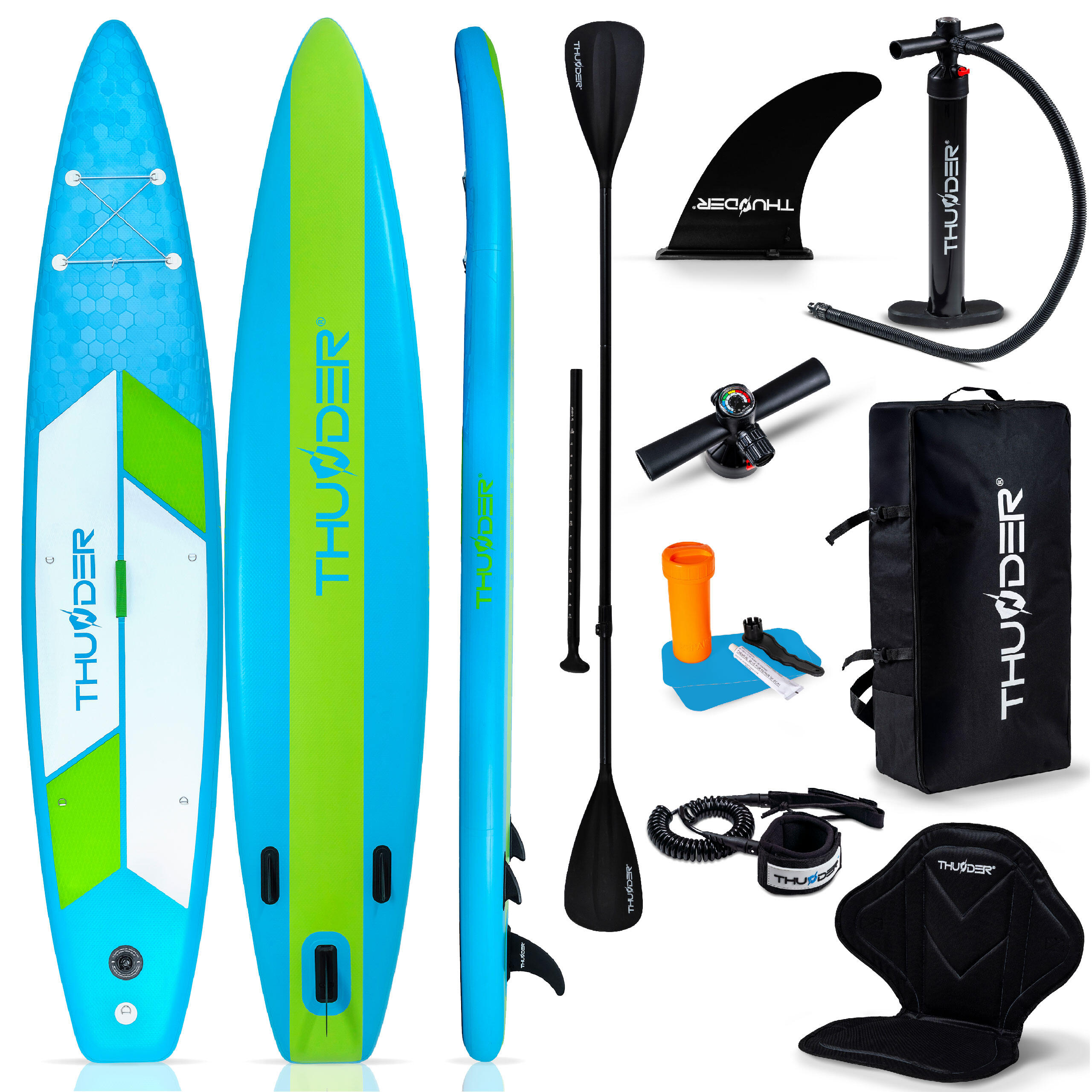 THUNDER Opblaasbaar SUP-board met accessoires THUNDER ITTO 380cm