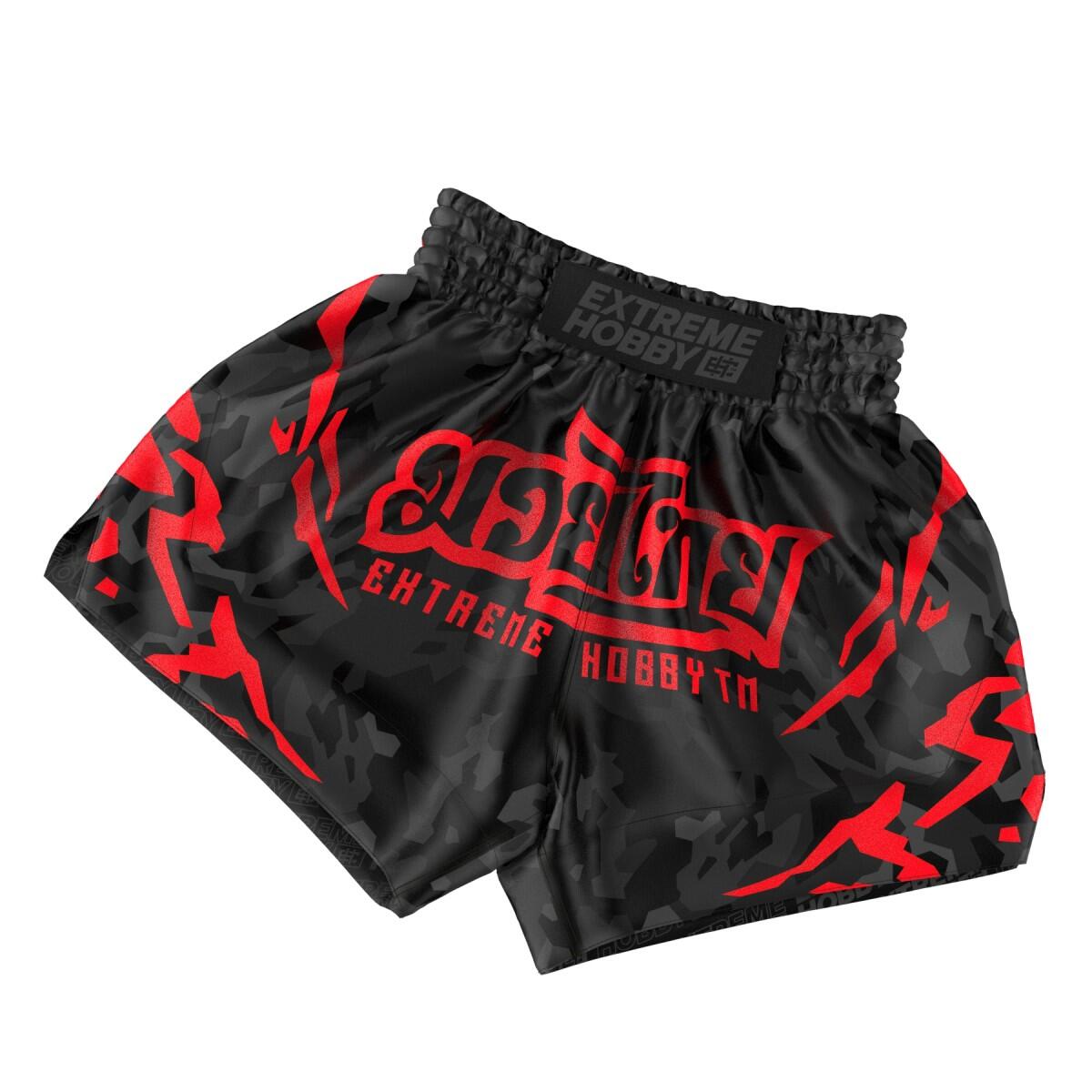 Pantaloncini Muay Thai da uomo EXTREME HOBBY BLACK PANTHER 5/7