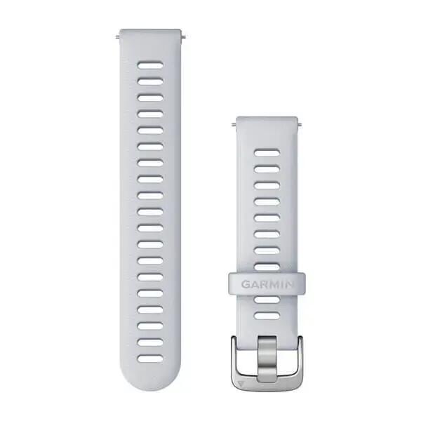 Quick release watch band with silver buckle Garmin 18 mm