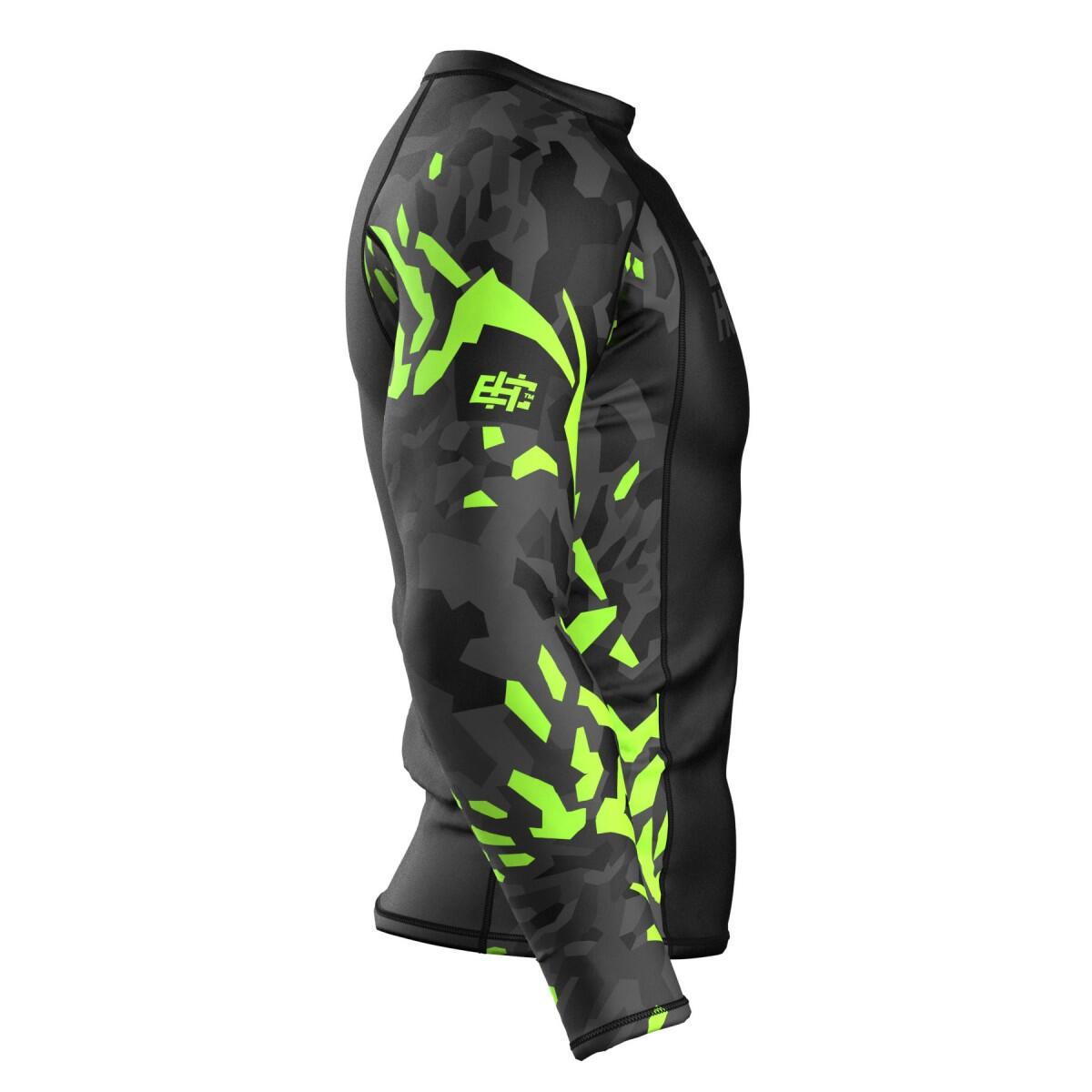 Rashguard à manches longues pour hommes MMA EXTREME HOBBY BLACK PANTHER 3/6