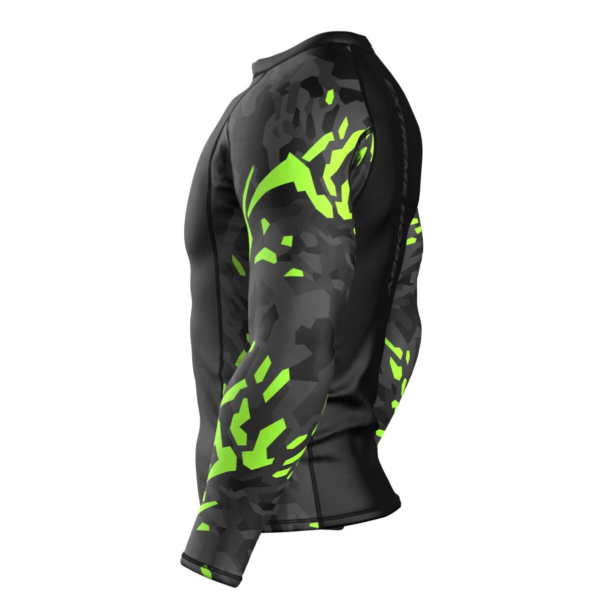 Rashguard à manches longues pour hommes MMA EXTREME HOBBY BLACK PANTHER 4/6