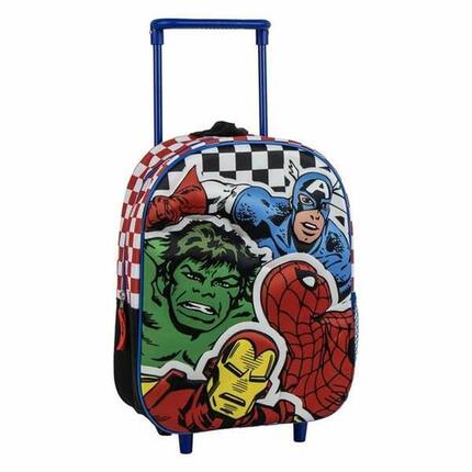 Mochila Escolar con Ruedas The Avengers 67 % Poliéster